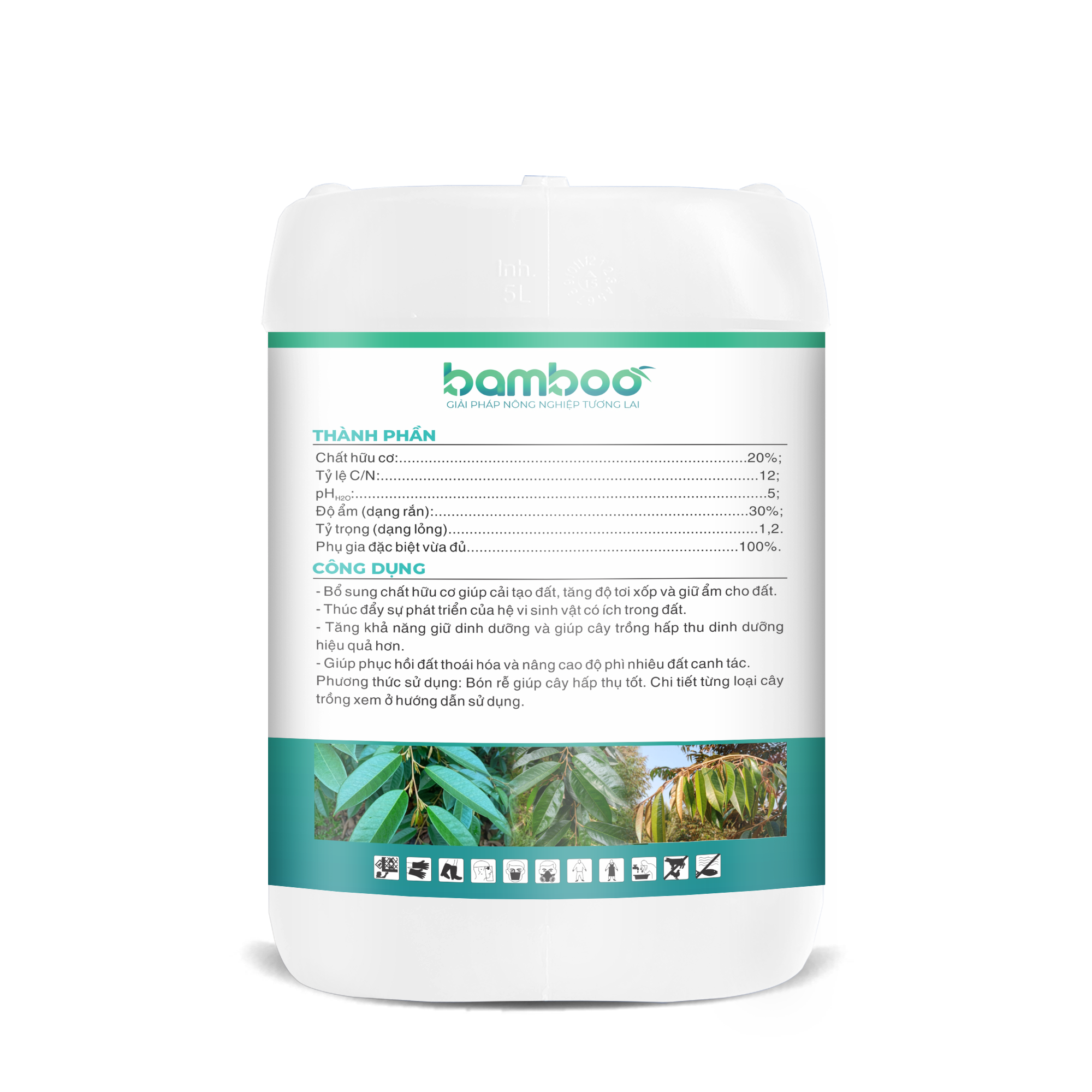 HH3751 - BAMBOO - PBHC SH AGRO ORGANIC FERTILIZER 20 - BAMBOO ORGANIC - CAN 5L - 2